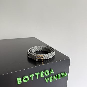 Bottega Veneta Solo Belt in Basalt 2cm 