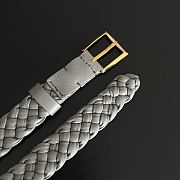 Bottega Veneta Solo Belt in Basalt 2cm  - 4