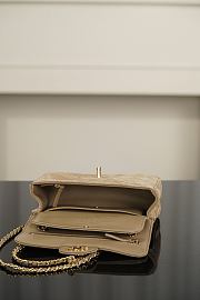 Chanel Mini Flap Bag Suede Calfskin & Gold-Tone Metal Dark Beige - 13x20x6cm - 5