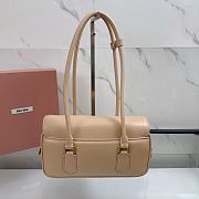 Miumiu Arcadie Leather Bag Sand Beige 5BD282 - 24x11.5x5cm  - 4