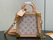 LV Mini Square Trunk Monogram Dune M28676 - 17x17x8cm - 1