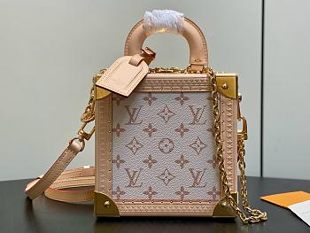 LV Mini Square Trunk Monogram Dune M28676 - 17x17x8cm