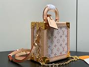 LV Mini Square Trunk Monogram Dune M28676 - 17x17x8cm - 5