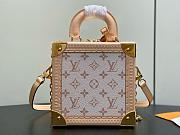 LV Mini Square Trunk Monogram Dune M28676 - 17x17x8cm - 2