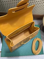 Goyard Yellow Saigon Mini Shoulder Bag - 20x14.5×9cm - 3