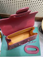 Goyard Red Saigon Mini Shoulder Bag - 20x14.5×9cm - 4