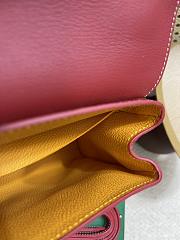Goyard Red Saigon Mini Shoulder Bag - 20x14.5×9cm - 3