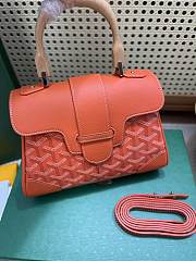 Goyard Orange Saigon Mini Shoulder Bag - 20x14.5×9cm - 3