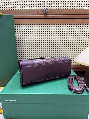 Goyard Burgundy Saigon Mini Shoulder Bag - 20x14.5×9cm - 6