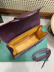 Goyard Burgundy Saigon Mini Shoulder Bag - 20x14.5×9cm - 5