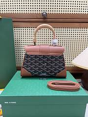 Goyard Brown Saigon Mini Shoulder Bag - 20x14.5×9cm - 3