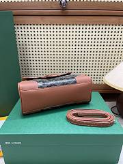 Goyard Brown Saigon Mini Shoulder Bag - 20x14.5×9cm - 5