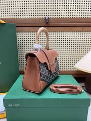Goyard Brown Saigon Mini Shoulder Bag - 20x14.5×9cm - 2