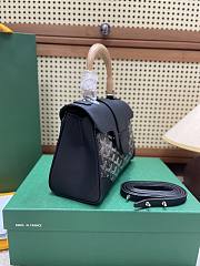 Goyard Black Saigon Mini Shoulder Bag - 20x14.5×9cm - 6