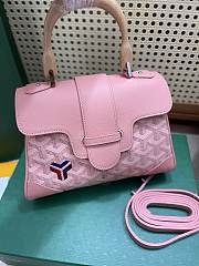 Goyard Pink Saigon Mini Shoulder Bag - 20x14.5×9cm - 3