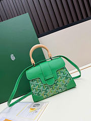 Goyard Meadow Green Saigon Mini Shoulder Bag - 20x14.5×9cm - 1