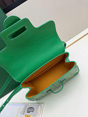 Goyard Meadow Green Saigon Mini Shoulder Bag - 20x14.5×9cm - 4
