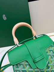 Goyard Meadow Green Saigon Mini Shoulder Bag - 20x14.5×9cm - 3