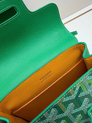 Goyard Meadow Green Saigon Mini Shoulder Bag - 20x14.5×9cm - 2