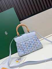 Goyard Polar Blue Saigon Mini Shoulder Bag - 20x14.5×9cm - 5