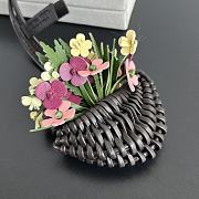 Bottega Veneta Easter Bouquet Charm Espresso  - 6