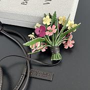 Bottega Veneta Easter Bouquet Charm Espresso  - 5
