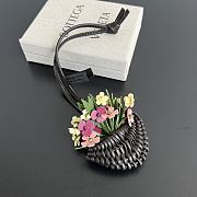 Bottega Veneta Easter Bouquet Charm Espresso  - 4