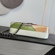 Chanel Maxi Flap Bag Sequins & Gold-Tone Metal Red & Multicolor AS6281 - 32x19.5x10cm - 5