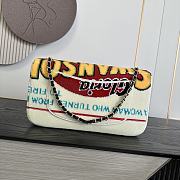 Chanel Maxi Flap Bag Sequins & Gold-Tone Metal Red & Multicolor AS6281 - 32x19.5x10cm - 3