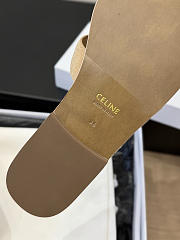 Celine Marina Triomphe Mule In Suede Calfskin Cream - 6