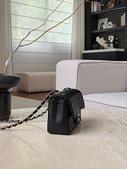 Chanel Classic Black Caviar Light Gold Hardware Bag - 12x20x6cm - 4