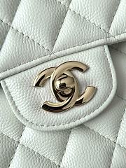 Chanel Classic Light Green Caviar Light Gold Hardware Bag - 15.5×25.5×6.5cm - 2
