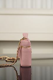 Chanel Large Vanity with Chain Grained Calfskin & Gold-Tone Metal Pink AP5347 - 23x15x5cm - 2