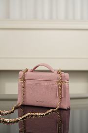 Chanel Large Vanity with Chain Grained Calfskin & Gold-Tone Metal Pink AP5347 - 23x15x5cm - 4