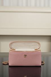Chanel Large Vanity with Chain Grained Calfskin & Gold-Tone Metal Pink AP5347 - 23x15x5cm - 3