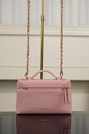 Chanel Large Vanity with Chain Grained Calfskin & Gold-Tone Metal Pink AP5347 - 23x15x5cm - 5