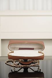 Chanel Large Vanity with Chain Grained Calfskin & Gold-Tone Metal Brown AP5347 - 23x15x5cm - 4