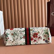 Gucci Giglio Flora Large Tote Bag White And Multicolor Flora Net - 60x47x16cm - 2