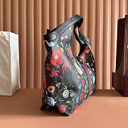 Gucci Giglio Flora Large Tote Bag Black And Multicolor Flora Net - 60x47x16cm - 6