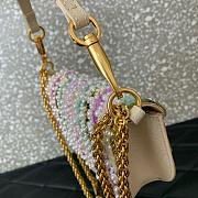 Valentino Garavani Locò Small Sequined Satin Shoulder Bag Multicoloured - 20x11x5cm - 6