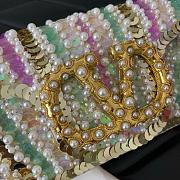 Valentino Garavani Locò Small Sequined Satin Shoulder Bag Multicoloured - 20x11x5cm - 4