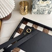 My Dior Belt Black Smooth Calfskin 30mm - 3