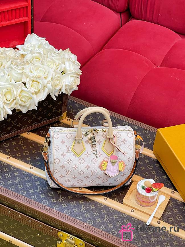 LV Speedy Bandoulière 25 Monogram Dune M2A038 - 26x19x15cm - 1