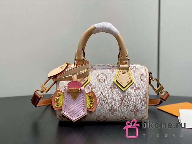 LV Nano Speedy Monogram Dune M29781 - 16x12.5x10cm - 1