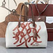 Loro Piana Laguna Shopper Bag in Linen - 48x28x18cm - 3