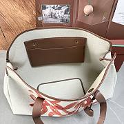 Loro Piana Laguna Shopper Bag in Linen - 48x28x18cm - 2