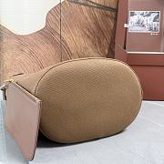 Loro Piana Gioia Shopper Cotton Colour Vicuna/Dark Vicuna/Sun Gold (B5UR) - 37x23x30cm - 5