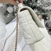 My Tender Dior Top Handle Mini Bag Latte Macrocannage Lambskin - 21x11.5x7cm - 5