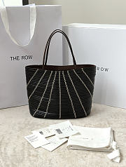 The Row Small Alba Bag Black/Cream - 27x11x20cm  - 1