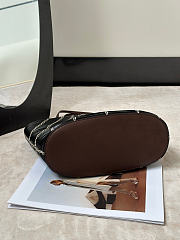 The Row Small Alba Bag Black/Cream - 27x11x20cm  - 6